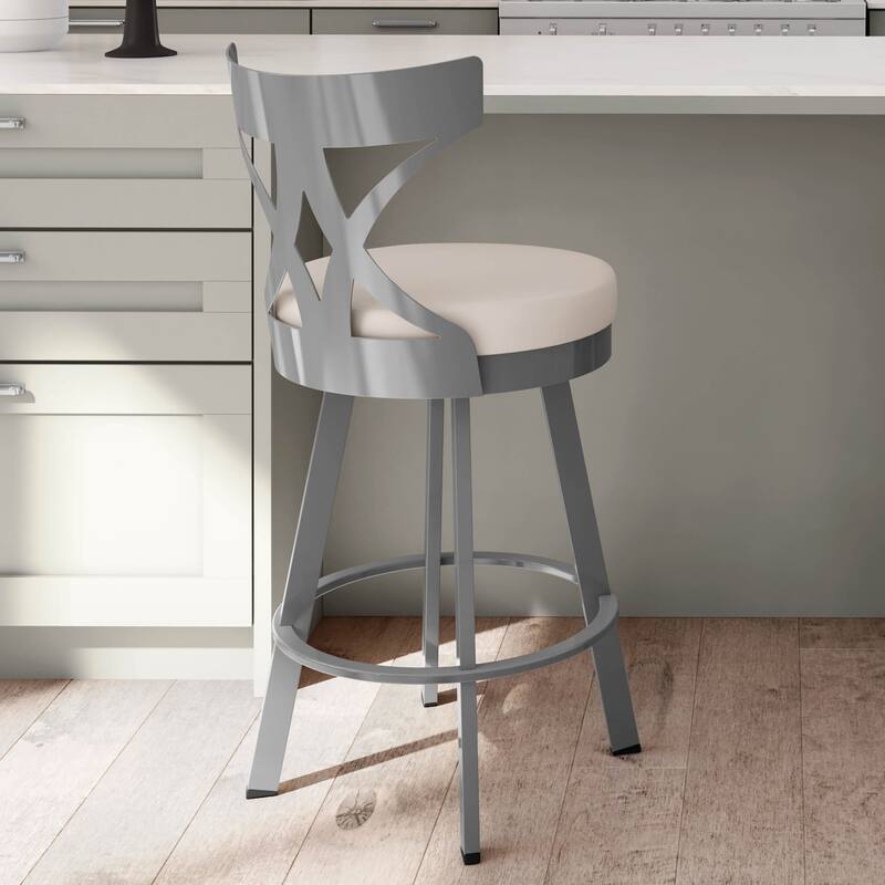 Amisco Washington Swivel Counter Stool