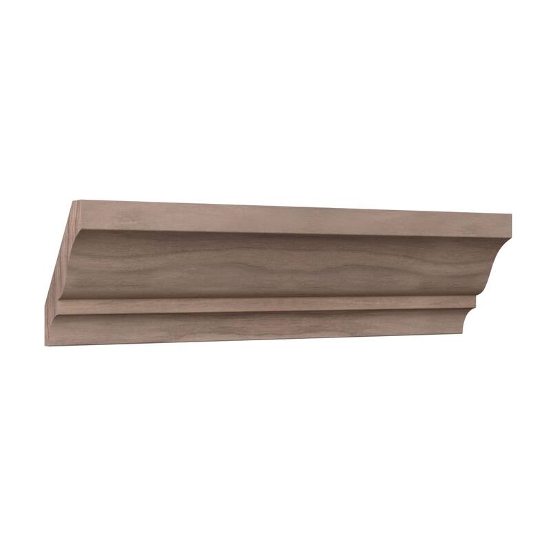 WM52: 2-1/4-in H x 1-2/3-in P x 2-3/4-in F x 96-in L Americraft Solid Hardwood Stain Grade Crown Moulding