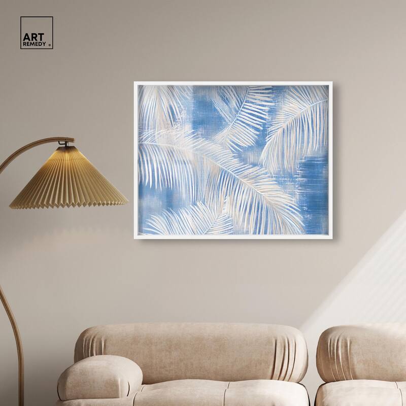Sky Palm Silhouettes Shadowbox by Art Remedy
