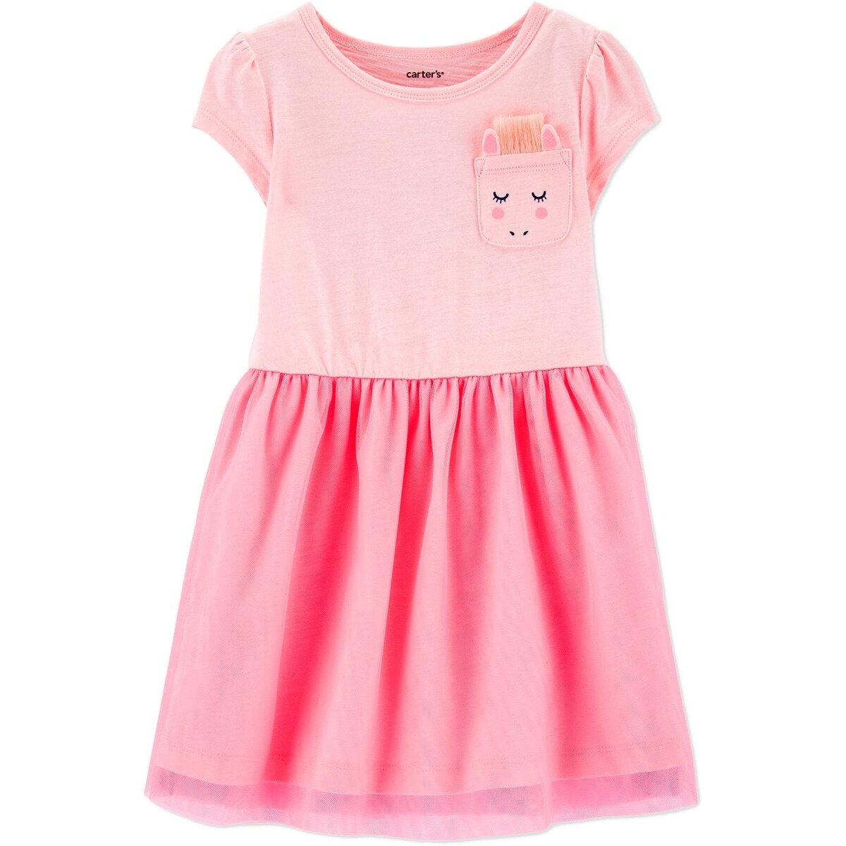 Shop Carters Unicorn T Shirt Dress Tulle Skirt Toddler 5t