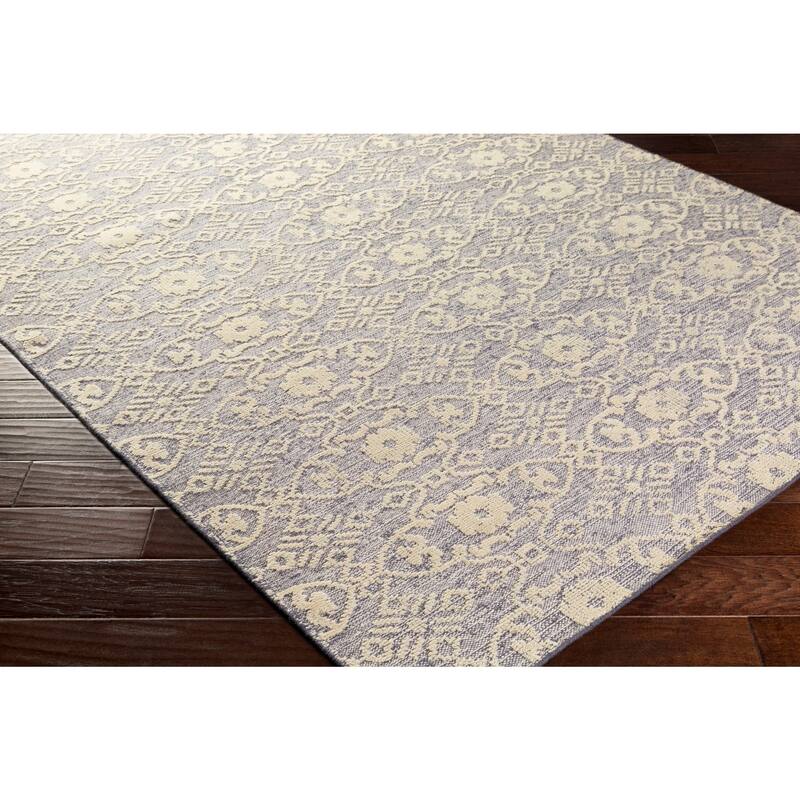Hand-Knotted Forbach Wool/Cotton Area Rug