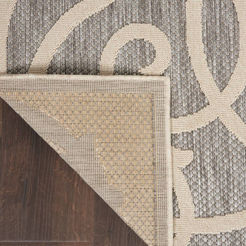 Nourison Palamos Geometric Scroll Indoor Outdoor Area Rug