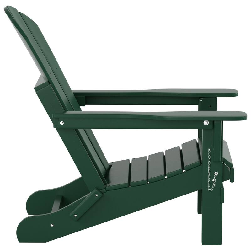 POLYTRENDS Laguna All Weather Poly Outdoor Adirondack Chair - Foldable (Set of 4)