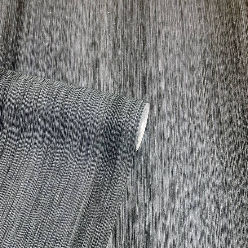 Arthouse Ephraim Charcoal Radiance Plain Wallpaper