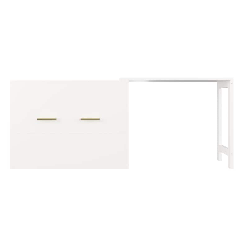 Murphy Cabinet Bed with Adjustable Position Desk