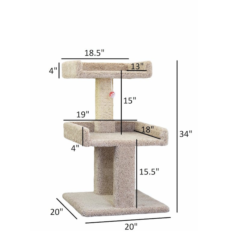 New Cat Condos Spacious Cat Perch for Large Cats