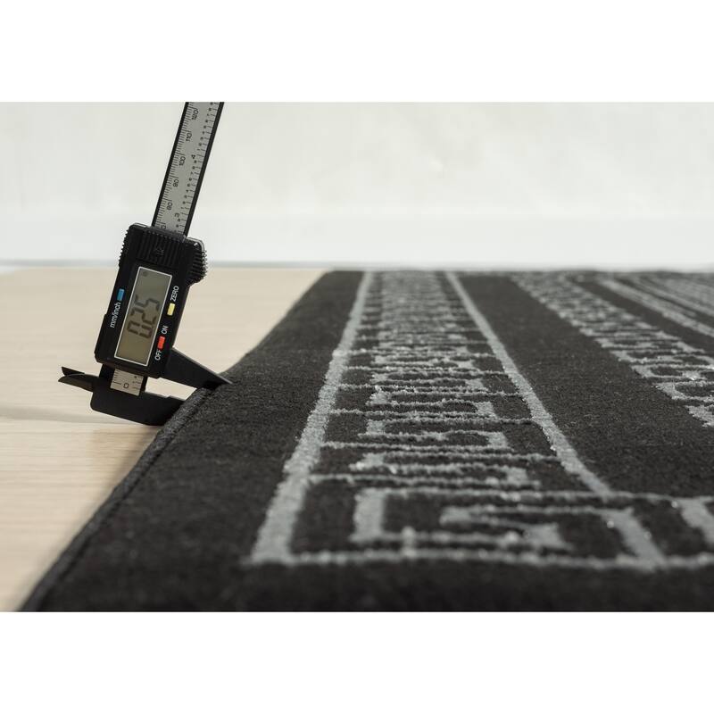Ksamil Collection Abstract Border Area Rug