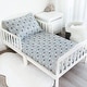 preview thumbnail 6 of 4, 2-Piece Toddler Sheet Set for Kids with Cute Print, Includes a Crib Fitted Sheet and Pillowcase