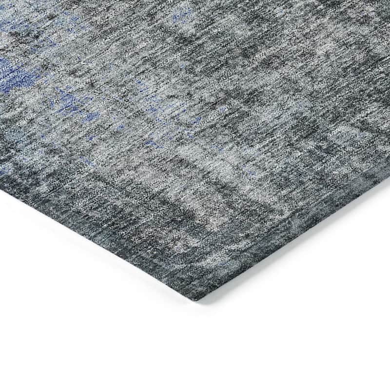 HomeRoots Abstract Transitional Rectangle Outdoor Rug