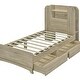 preview thumbnail 14 of 27, Platform Bed Frame with Drawers and Light Strip