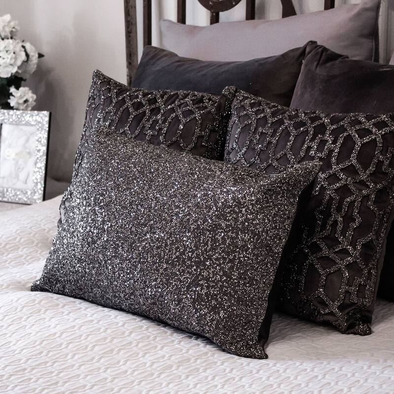 Sparkles Home Luminous Rhinestone Allover Pillow
