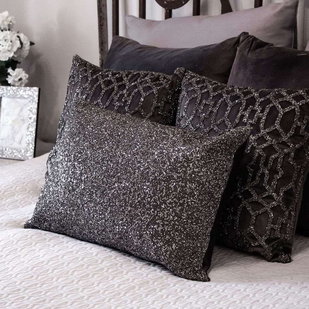 Sparkles Home Luminous Rhinestone Allover Pillow