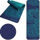 preview thumbnail 5 of 47, Millenti Yoga Mat, 6mm Thick Suede & TPE Texture Material Peacock Teal