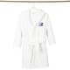 preview thumbnail 32 of 100, Sweet Kids 100% Polyester SUPER PLUSH Double Brushed Hooded Bathrobe with Navy Script Monogram