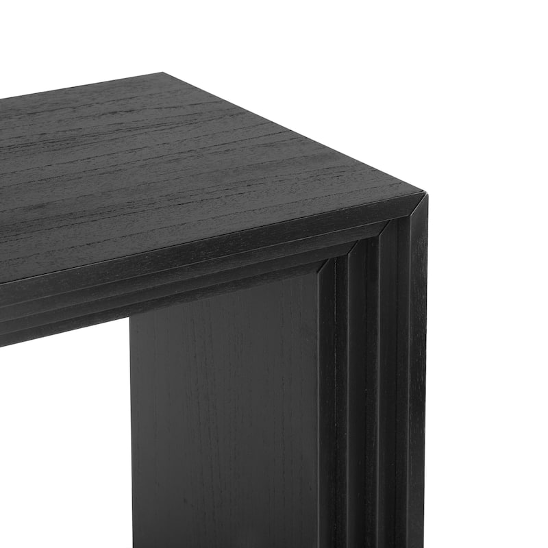Solid Wood Console Table, Modern Rectangular Hallway Tables