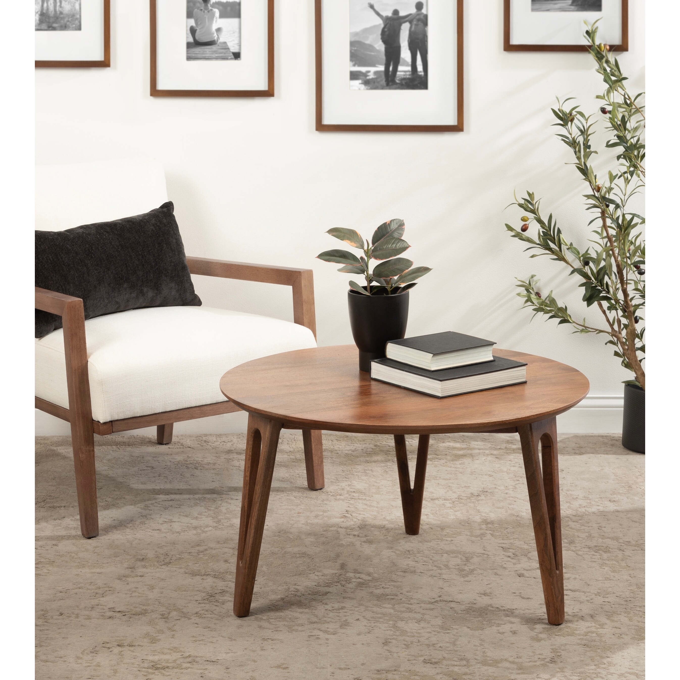 Kate and Laurel Kershaw Round Coffee Table - On Sale - Overstock
