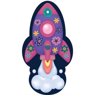 Nourison Imagination Indoor only Multicolored Graphic Area Rug - 5' x 7'