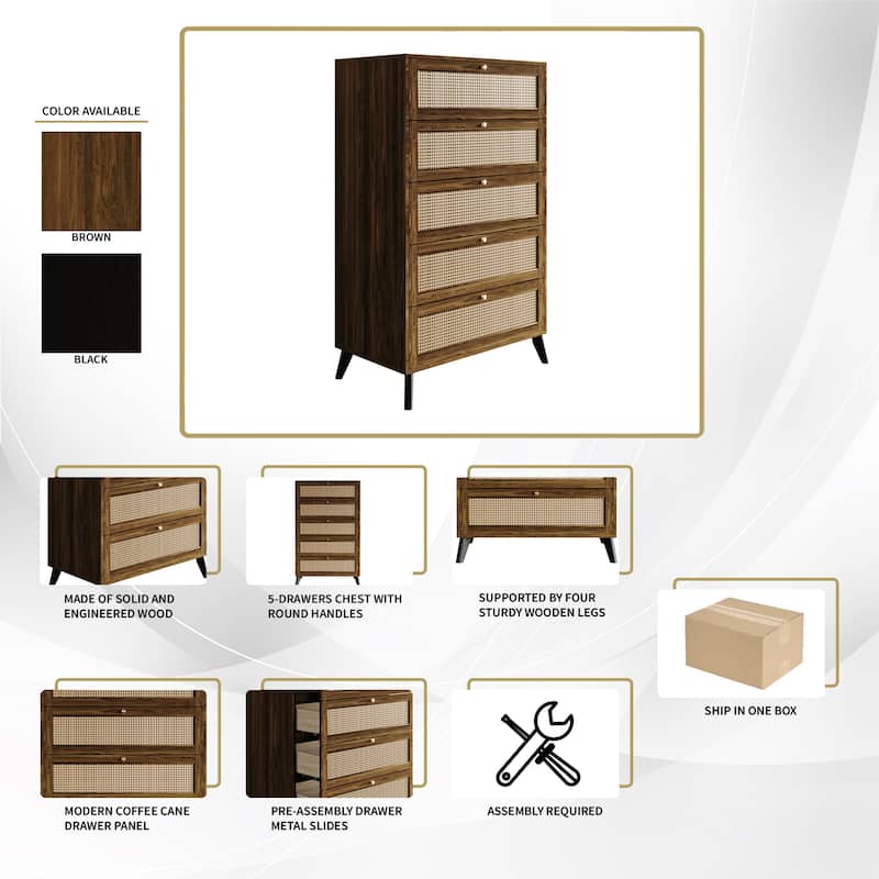 CraftPorch Mid-Century Modern Chest