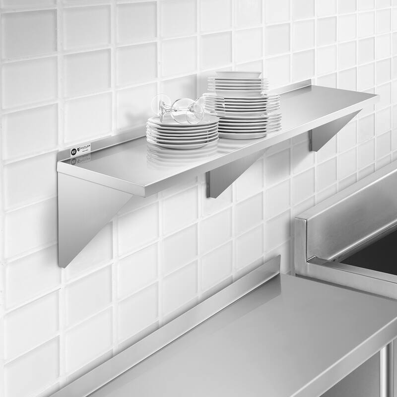 Stainless Steel Shelf NSF Commercial Kitchen Wall Shelving