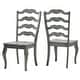 preview thumbnail 31 of 43, Eleanor Ladder Back Dining Chair (Set of 2) by iNSPIRE Q Classic Antique Sage Green