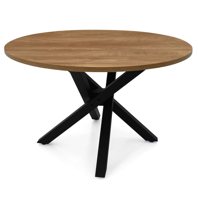 Round Black Dining Table