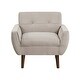 preview thumbnail 28 of 31, Milford Velvet Fabric Accent Chair