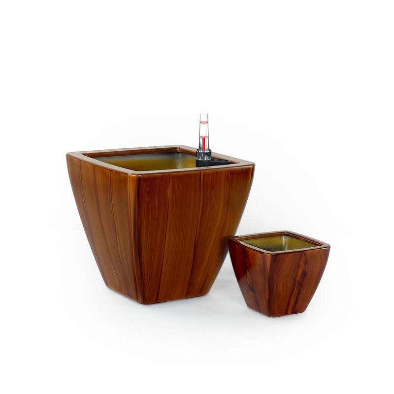 2-Pack Smart Self-watering Square Cone Planter Pot
