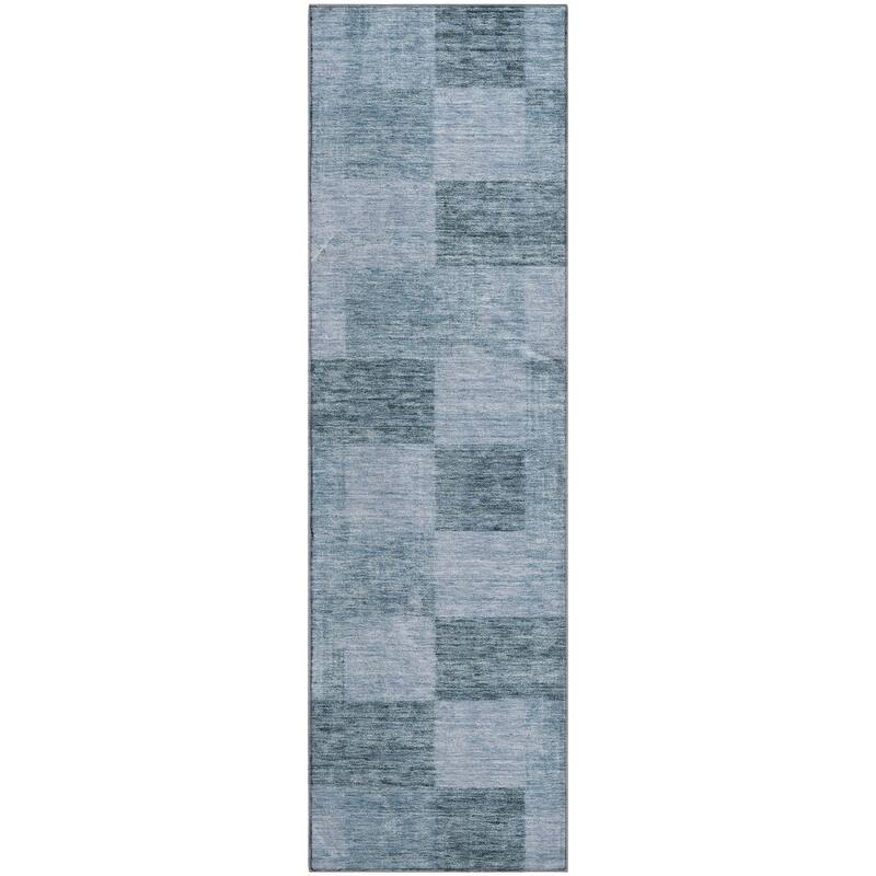 Premium Washable Super Soft Modern Checker Mayfield Rug