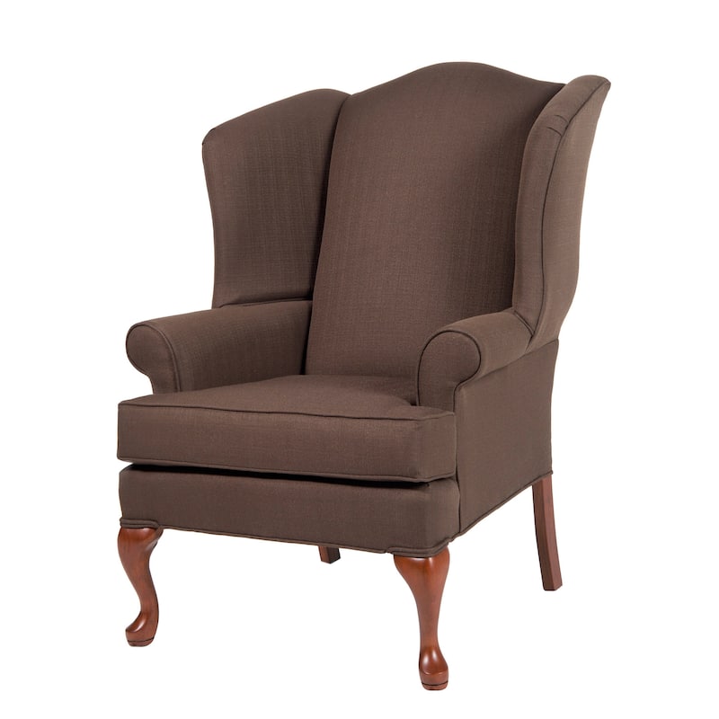 Elyse Wingback Accent Chair by Greyson Living - Brown