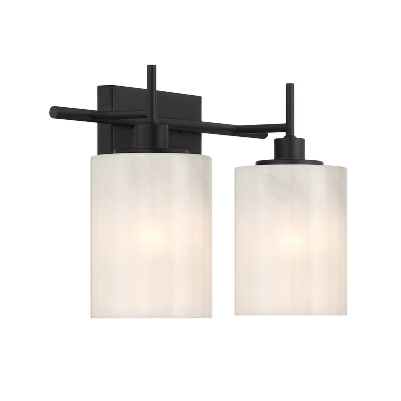 Bellevue SHBF18114 2 Light 14" Wide Vanity Light with Strié Glass