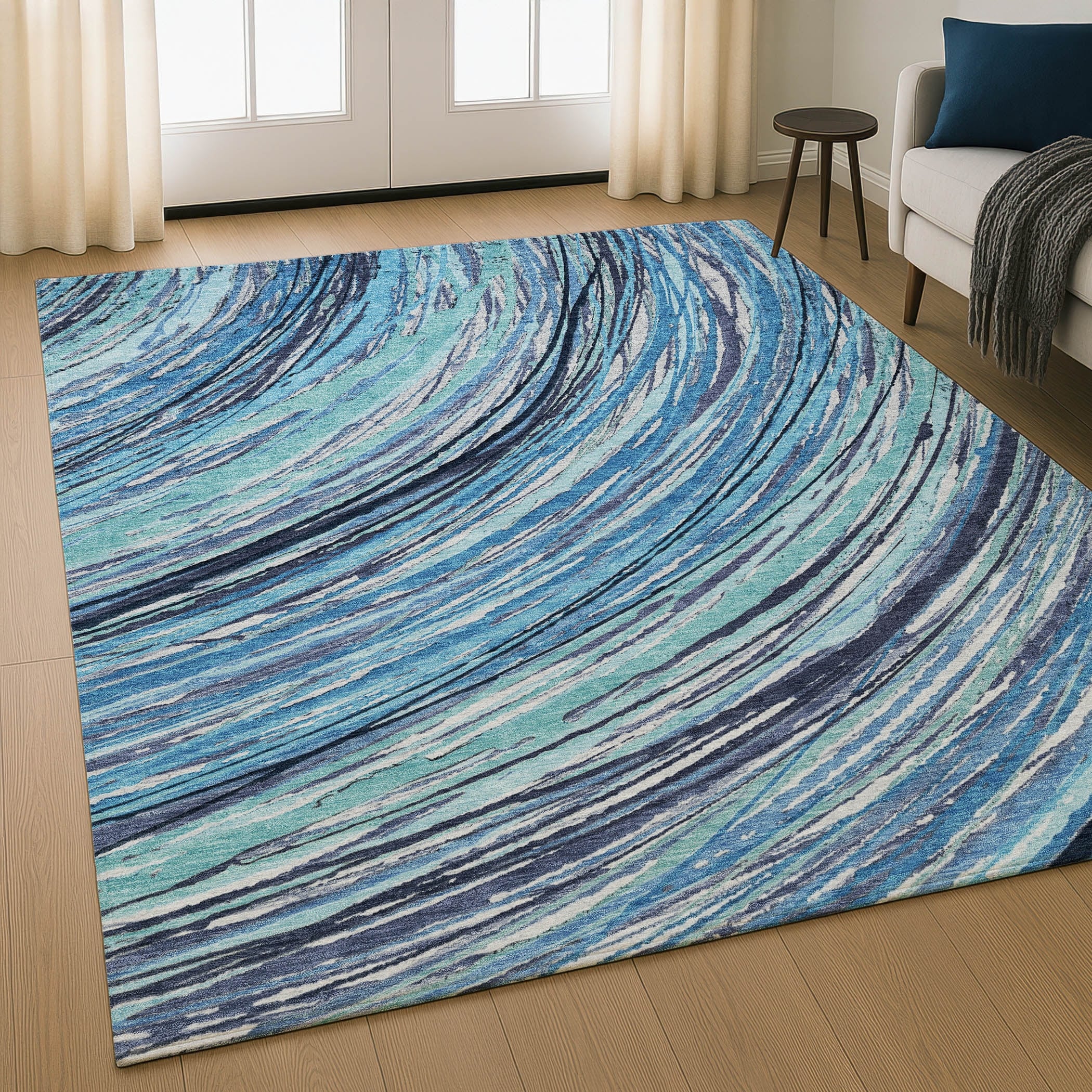 Premium Washable Super Soft Contemporary Horizon Mayfield Rug