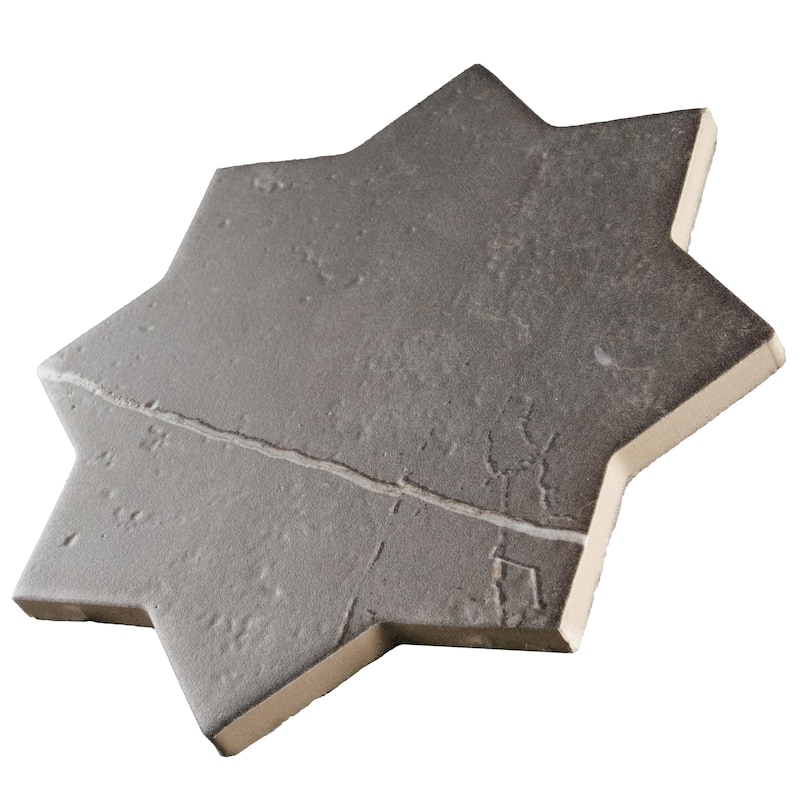 Merola Tile Istanbul Star Night with Night Cross 6" x 12" Porcelain Floor and Wall Tile - Case (32 Tiles)