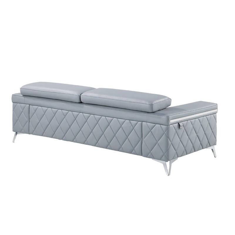 HomeRoots Two Piece Blue Four Person Seating Set