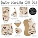 preview thumbnail 6 of 4, Western Cowboy 7-piece Newborn Baby Layette Set - Red Blue Tan Chocolate Brown and White Wild West Southern Country Horse