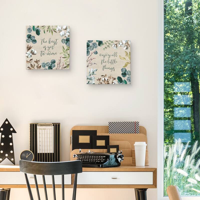 Cotton Bouquet IV & V by Mary Urban Canvas Art Prints