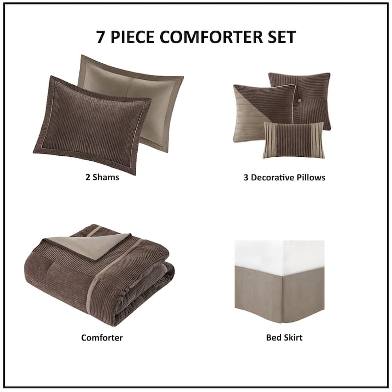 Madison Park Houston 7-Piece Comforter Set