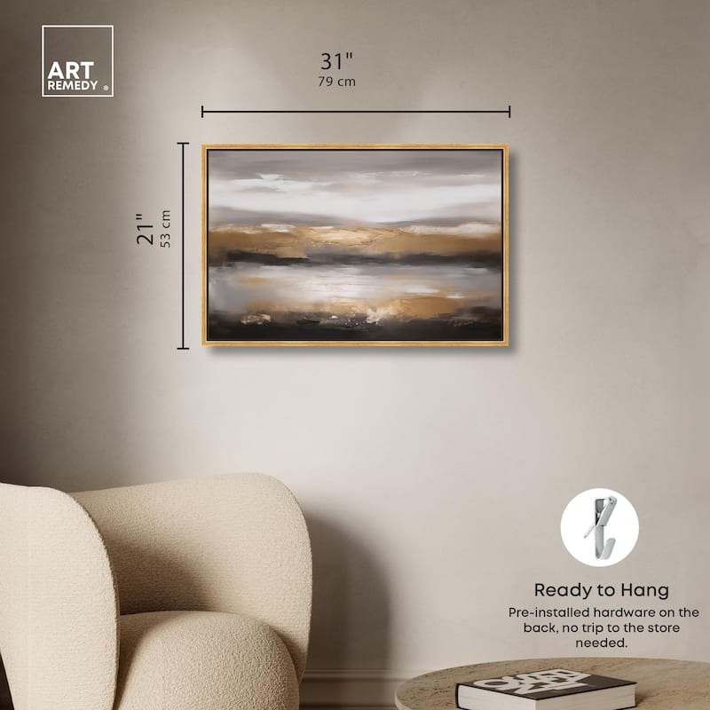 Dust and Gold Canvas by Art Remedy