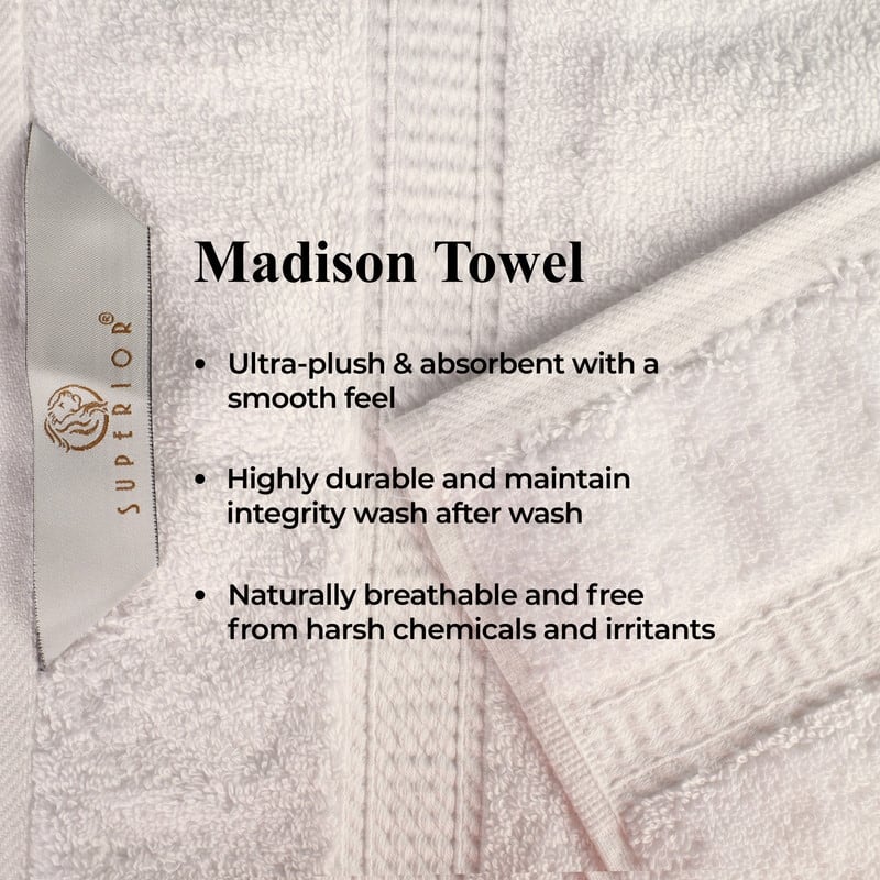 Superior Luxury Egyptian Cotton Bath Towel Set of 4 Ultra Plush, Heavyweight, Absorbent Spa & Hotel Quality Bath Towels Set