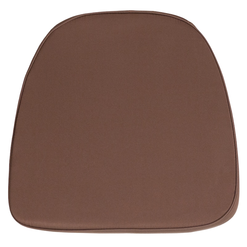 Soft Fabric Chiavari Chair Cushion - Brown