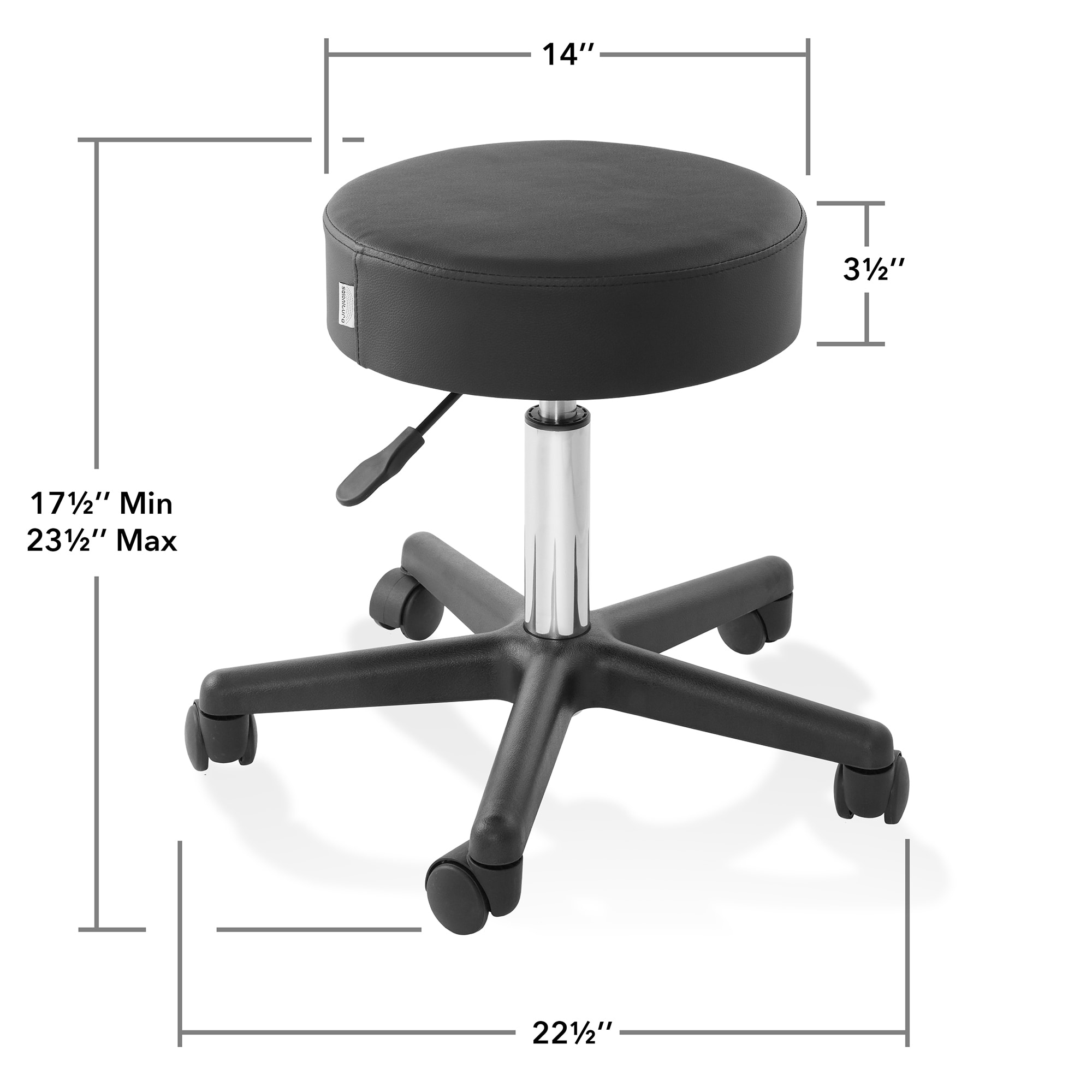 Hydraulic stool online with wheels