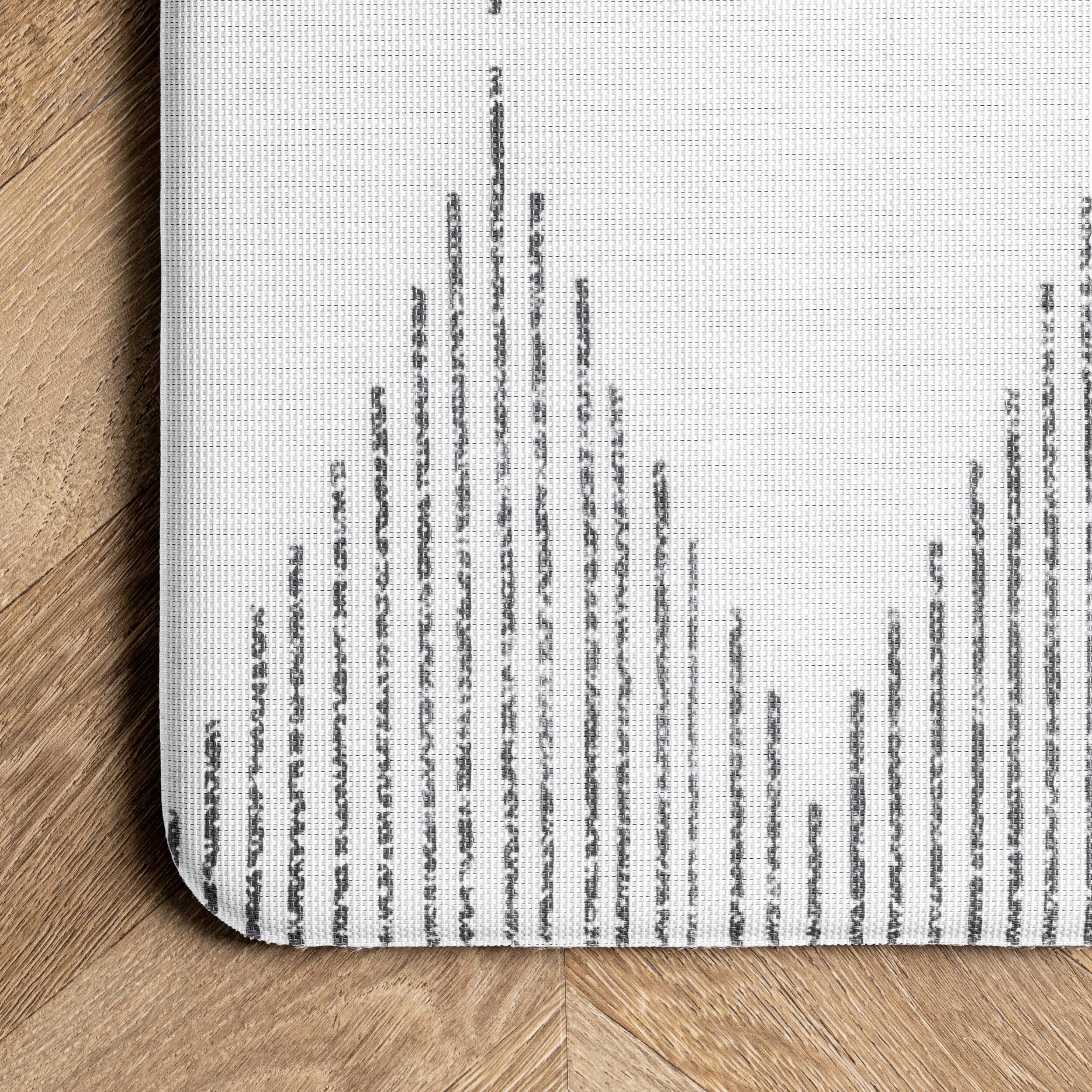 Brooklyn Rug Co Diamond Stripes Anti Fatigue Kitchen or Laundry Room