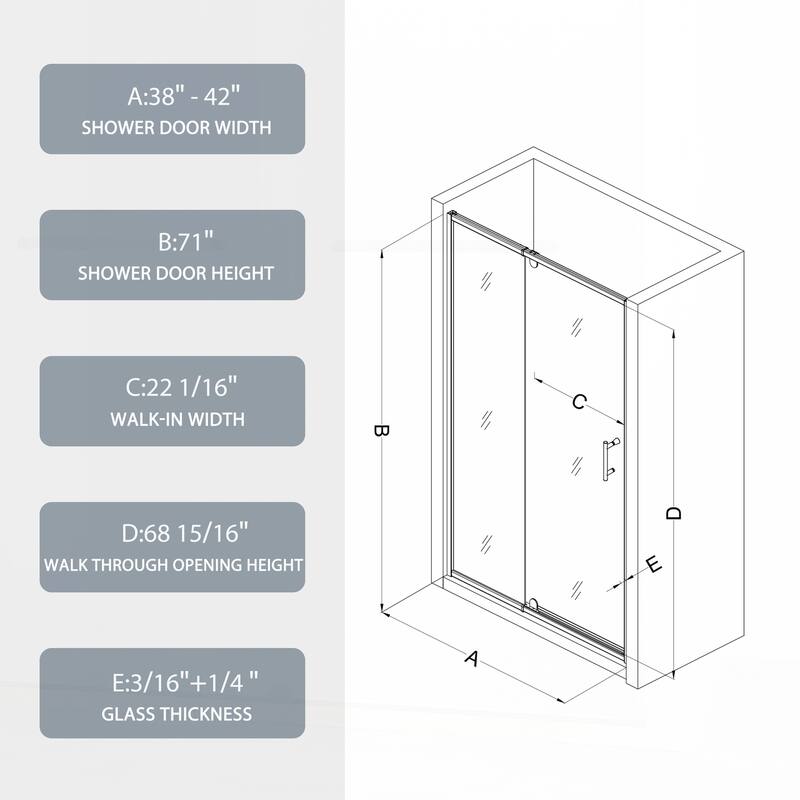 Versatile Pivot Swing Shower Door with Advanced Design for Optimal Shower Experience
