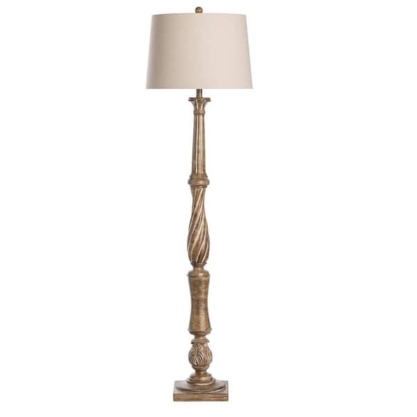 slide 2 of 7, Tilbury Brown Resin Floor Lamp - 17x17x62.25"