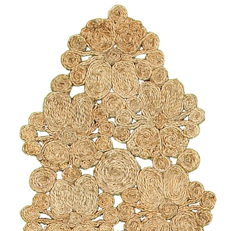 Sevita Jute Woven Table Runner, Natural, 1'4" x 6'8" - 1'4" x 6'8"