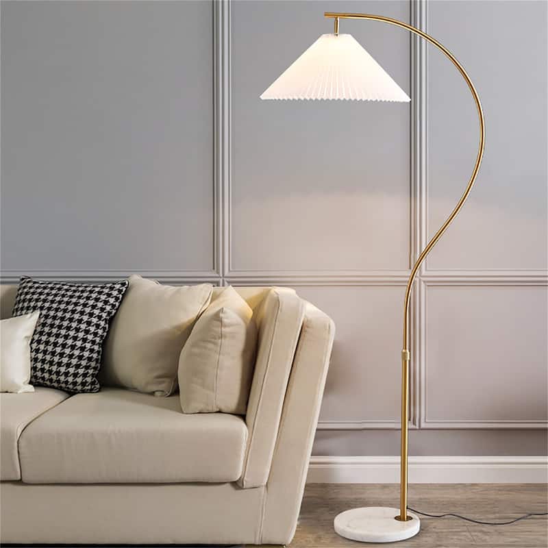 63 Inches Arched Floor Lamp for Bedrooms and Living Rooms