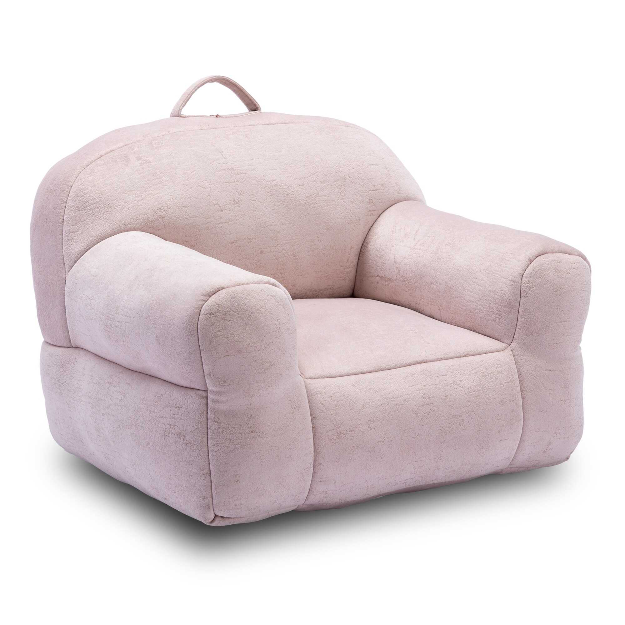 Pink crushed online velvet bean bag