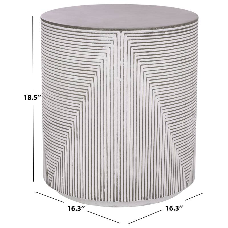 SAFAVIEH Outdoor Living Verona Side Table - 16"W x 16"D x 19"H
