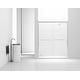 preview thumbnail 13 of 34, Wayne Semi-frameless shower door 60 x 72 - 60 x 72 Matte Black