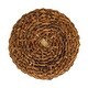preview thumbnail 3 of 6, Naomi Woven Abaca Accent Table by East at Main - 19x19x19