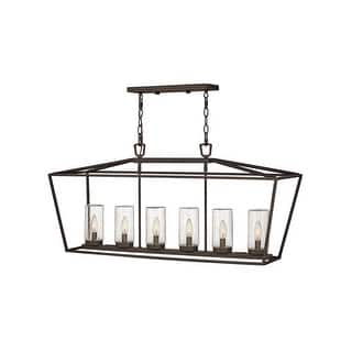 Hinkley Lighting Alford Place 120v 6 Light 40" Wide Open Air Outdoor